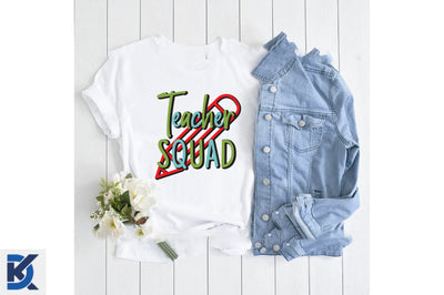 Teacher Squad Sublimation SVGista 