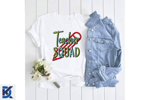 Teacher Squad Sublimation SVGista 