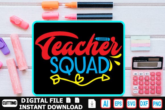 Teacher Squad SVG Craftlabsvg24 