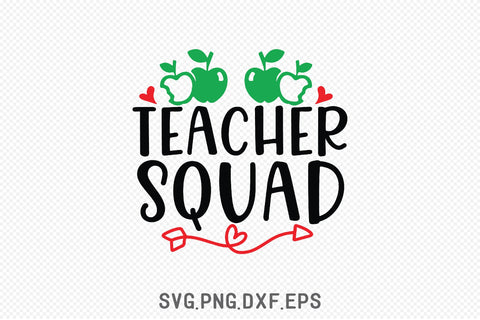 Teacher Squad SVG Creativeart88 