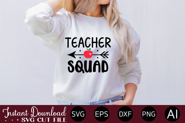 Teacher Squad SVG designmaster24 