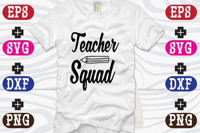 Teacher Squad SVG Nurstore 