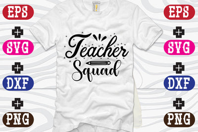 Teacher Squad SVG Nurstore 