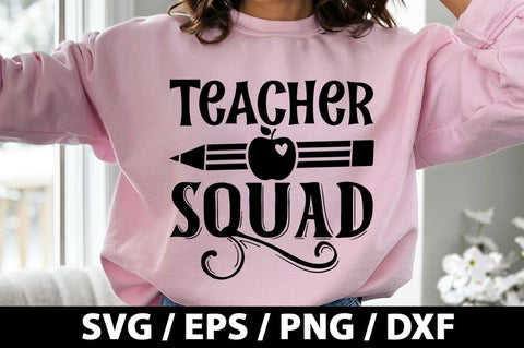 Teacher squad SVG SVG akazaddesign 