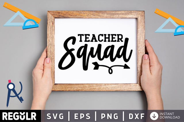 Teacher squad SVG SVG Regulrcrative 