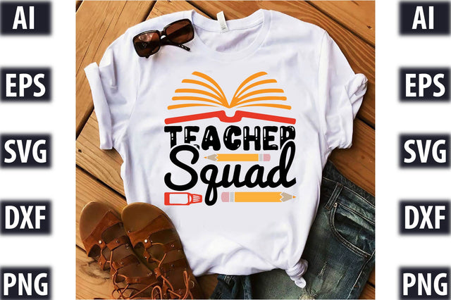 Teacher squad SVG SVGista 