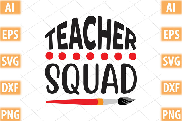 teacher squad SVG SVGista 