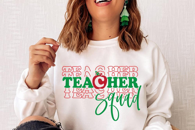 Teacher Squad SVG | Teaching Design | SVG DXF JPG PNG SVG So Fontsy Design Shop 