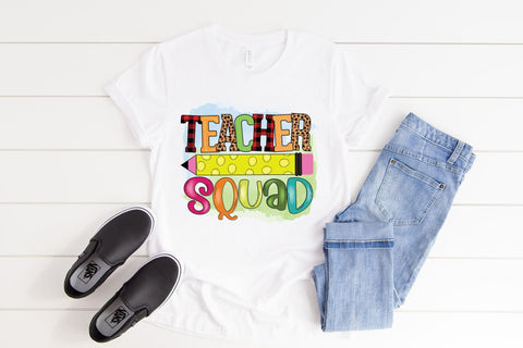Teacher Squad | Teacher Sublimation Design Sublimation CraftLabSVG 