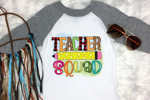 Teacher Squad | Teacher Sublimation Design Sublimation CraftLabSVG 