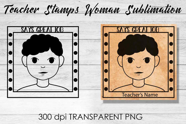 Teacher Stamp Woman Sublimation | Teacher Stamp Design | Teacher Design Sublimation Fly Design 