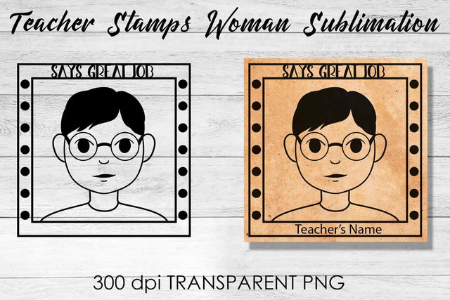 Teacher Stamp Woman Sublimation | Teacher Stamp Design | Teacher Design Sublimation Fly Design 