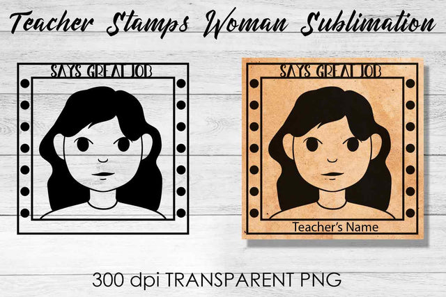 Teacher Stamp Woman Sublimation | Teacher Stamp Design | Teacher Design Sublimation Fly Design 