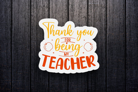 Teacher Sticker Bundle, 25 Designs SVG futivesvg 