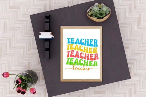 Teacher Stickers Bundle I Printable Teacher Stickers PNG Sublimation Happy Printables Club 