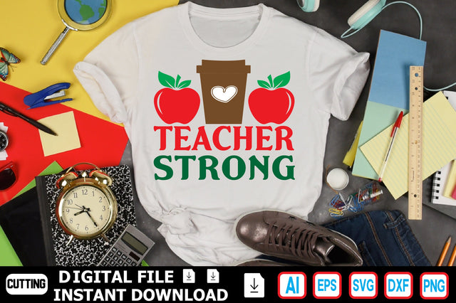 Teacher Strong SVG Craftlabsvg24 
