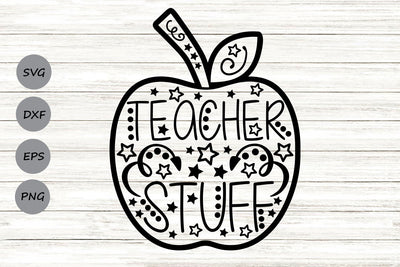 Teacher Stuff| Funny Teacher SVG Cutting Files. SVG CosmosFineArt 