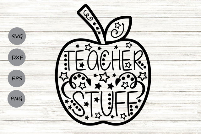 Teacher Stuff| Funny Teacher SVG Cutting Files. SVG CosmosFineArt 
