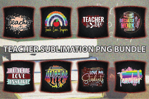 Teacher Sublimation Bundle Sublimation Creativeart88 