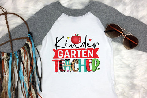 Teacher Sublimation Design - Kinder Garten Teacher Sublimation CraftLabSVG 