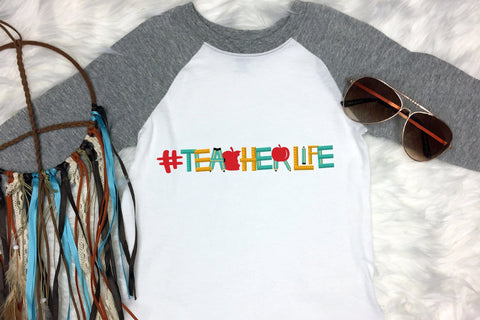 Teacher Sublimation Design, Teacher Life Sublimation CraftLabSVG 