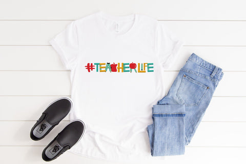 Teacher Sublimation Design, Teacher Life Sublimation CraftLabSVG 