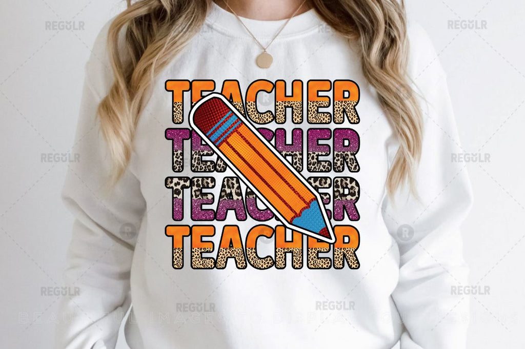 Teacher SVG - So Fontsy