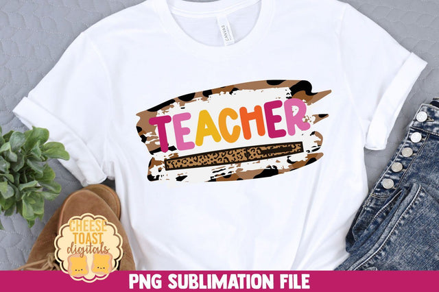 Teacher Sublimation PNG | Teacher Sublimation Cheese Toast Digitals 