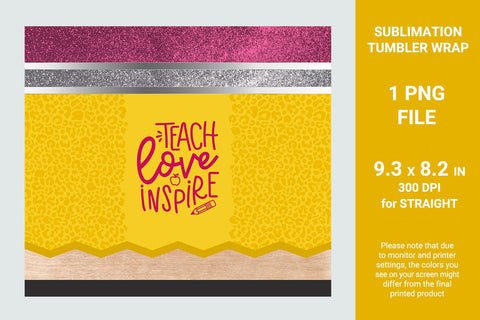 Teacher sublimation tumbler, Pencil tumbler, 20 oz skinny tumbler Sublimation KMarinaDesign 