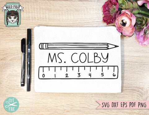 Teacher SVG, Back to School SVG, Teacher Gift SVG, Teacher Shirt svg, Teacher Life svg, School Supplies svg, Teacher Pencil svg, Scissors svg SVG Wild Pilot 