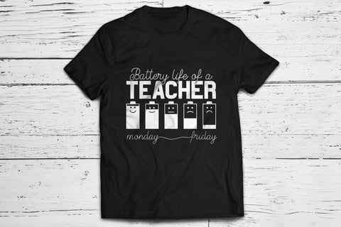 Teacher SVG, Battery Life of a Teacher SVG CraftLabSVG 