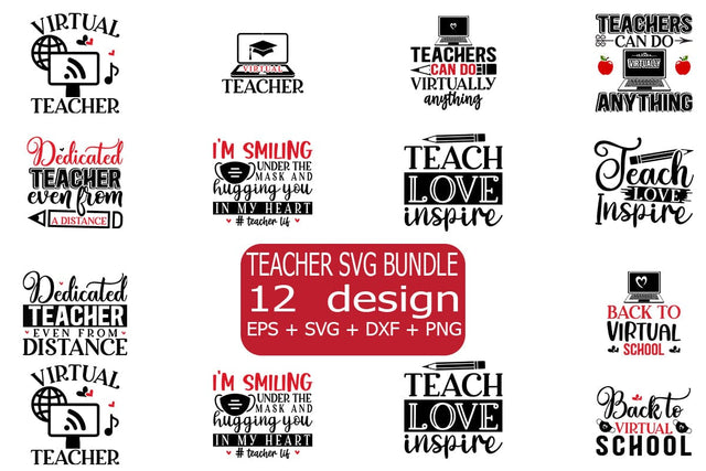 Teacher SVG bundle 12 design SVG svgteam 
