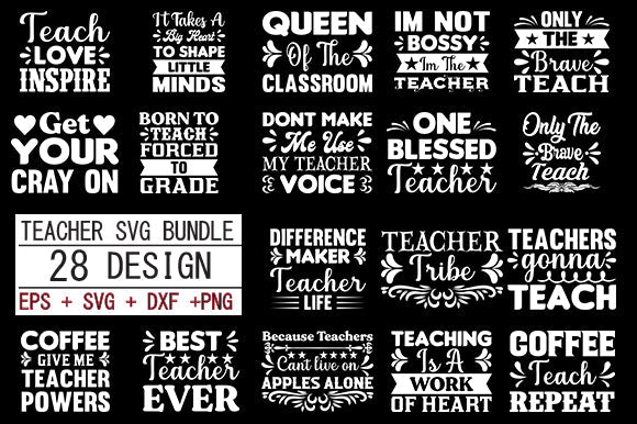 Teacher SVG bundle 28 design SVG Nurstore 