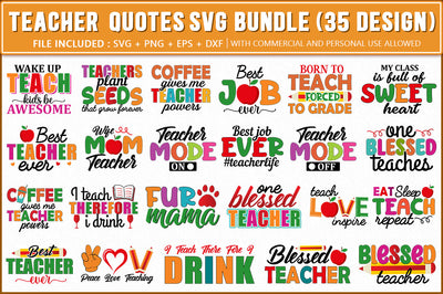 Teacher SVG Bundle, 35 Design SVG Shetara Begum 