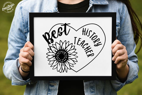 Teacher SVG bundle, Best Teacher ever appreciation quotes SVG Createya Design 