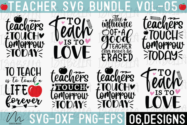 Teacher svg bundle, Cool teacher cricut, kindergarten teacher svg,gift for teacher svg, teacher appreciation svg, Back to school svg, bundle cut files SVG Isabella Machell 
