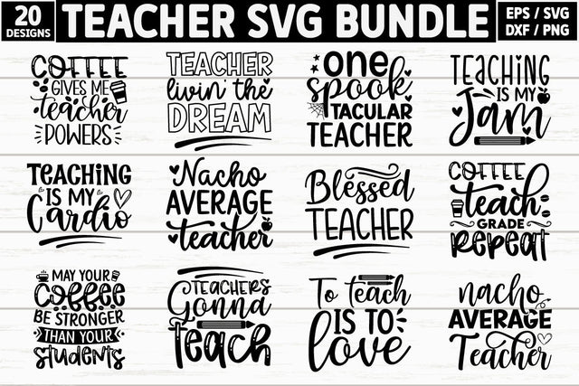 Teacher SVG Bundle SVG akazaddesign 