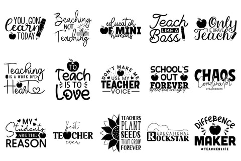 Teacher SVG Bundle SVG CraftLabSVG 
