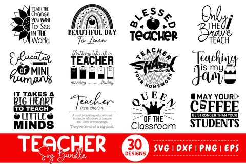 Teacher SVG Bundle SVG CraftLabSVG 