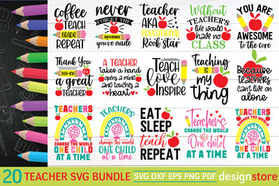 Teacher Svg Bundle SVG designstore 