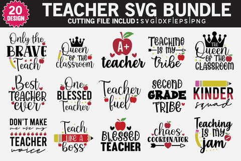 Teacher SVG Bundle SVG md faruk hossain 