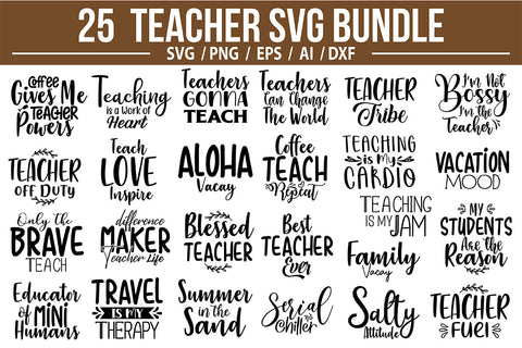 Teacher SVG Bundle SVG nirmal108roy 