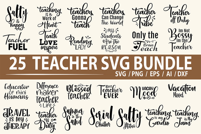 Teacher SVG Bundle SVG nirmal108roy 