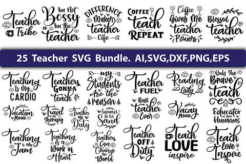 Teacher SVG Bundle SVG nirmal108roy 