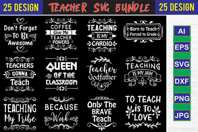 Teacher SVG Bundle SVG nirmal108roy 