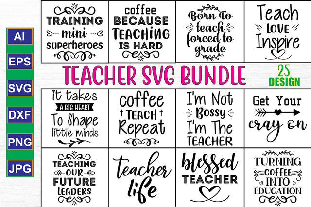 Teacher SVG Bundle SVG orpitasn 