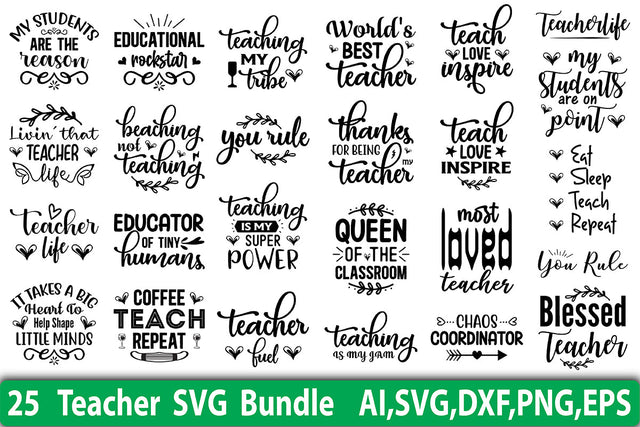 Teacher SVG Bundle SVG orpitasn 