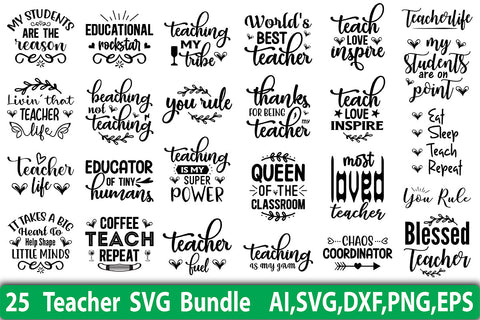 Teacher SVG Bundle SVG orpitasn 