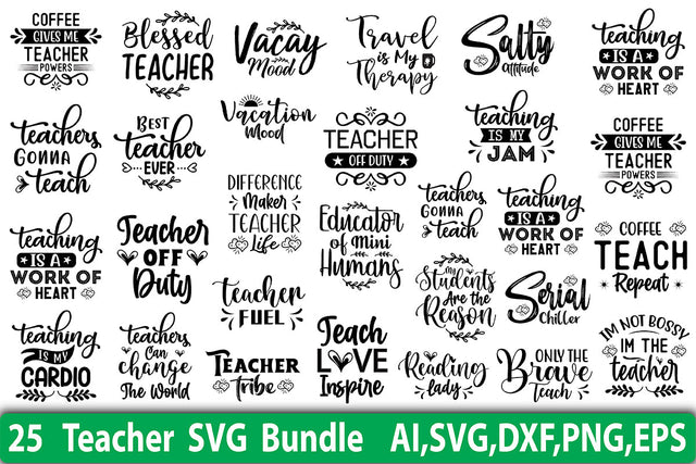 Teacher SVG Bundle SVG orpitasn 