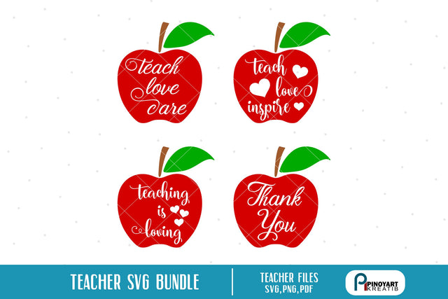 Teacher Svg Bundle SVG Pinoyart Kreatib